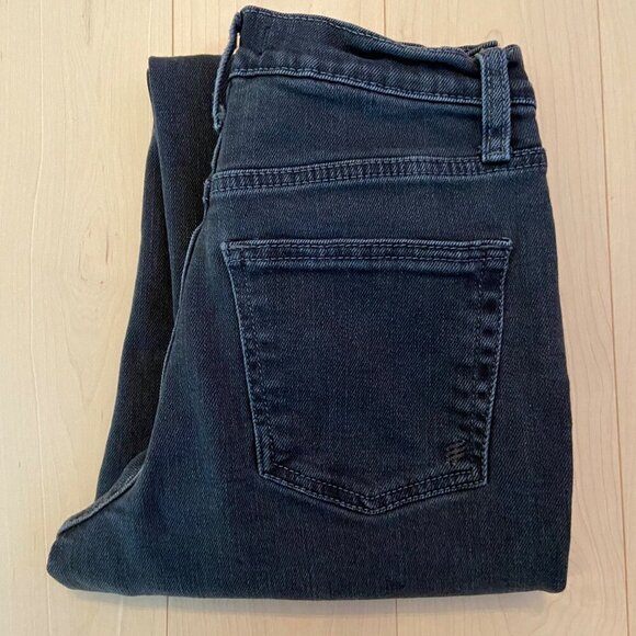 Silver Jeans Co. Womens Black High-Rise Stretchy recycled Denim Dad jans Size 24 - Picture 4 of 10